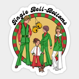 Jingle Bell-Bottoms Sticker